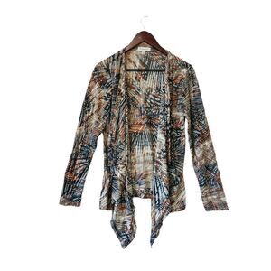 Calvin Klein Multi Colored Waterfall Duster